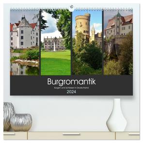 Burgromantik Burgen und Schlösser in Deutschland (hochwertiger Premium Wandkalender 2024 DIN A2 quer), Kunstdruck in Hochglanz von Janke,  Andrea