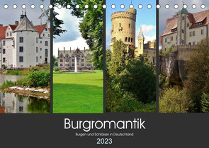 Burgromantik Burgen und Schlösser in Deutschland (Tischkalender 2023 DIN A5 quer) von Janke,  Andrea