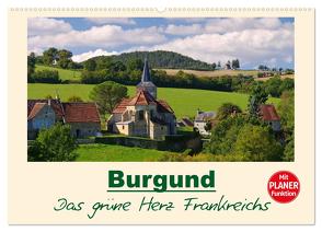 Burgund – Das grüne Herz Frankreichs (Wandkalender 2024 DIN A2 quer), CALVENDO Monatskalender von LianeM,  LianeM