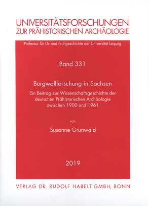 Burgwallforschung in Sachsen von Grünwald,  Susanne