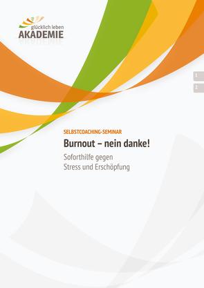 Burnout – nein danke! von Engelbrecht,  Sigrid