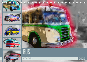 Bus Color (Tischkalender 2022 DIN A5 quer) von Meutzner,  Dirk