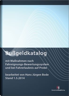 Bußgeldkatalog von Bode,  Hans Jürgen