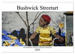 Bushwick Street Art (Wandkalender 2024 DIN A2 quer), CALVENDO Monatskalender von van Dutch,  Tom