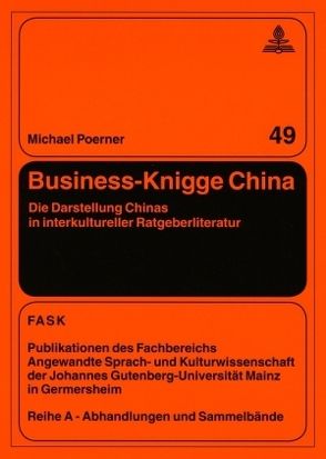 Business-Knigge China von Poerner,  Michael