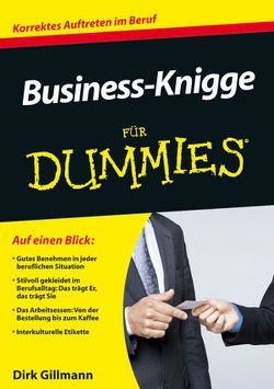 Business-Knigge für Dummies von Gillmann,  Dirk