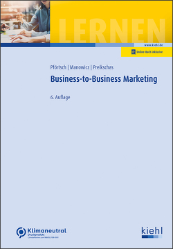 Business-to-Business-Marketing von Pförtsch,  Waldemar