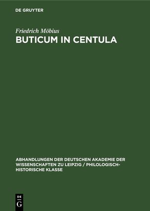 Buticum in Centula von Möbius,  Friedrich