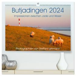 Butjadingen 2024. Impressionen zwischen Jade und Weser (hochwertiger Premium Wandkalender 2024 DIN A2 quer), Kunstdruck in Hochglanz von Lehmann,  Steffani