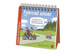 Butschkow: Fahrrad unser Premium-Postkartenkalender 2024 von Peter Butschkow