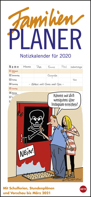 Butschkow Familienplaner Kalender 2020 von Butschkow,  Peter, Heye