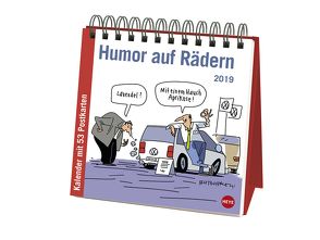 Butschkow Humor auf Rädern Aufstell-Postkartenkalender – Kalender 2019 von Butschkow,  Peter, Heye