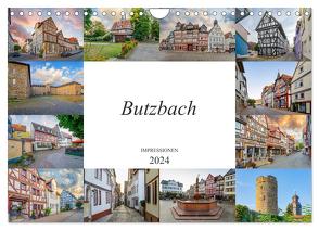 Butzbach Impressionen (Wandkalender 2024 DIN A4 quer), CALVENDO Monatskalender von Meutzner,  Dirk