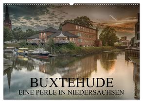Buxtehude – Eine Perle in Niedersachsen (Wandkalender 2024 DIN A2 quer), CALVENDO Monatskalender von Schwarz,  Wolfgang