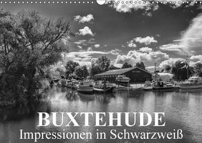 Buxtehude Impressionen in Schwarzweiß (Wandkalender 2018 DIN A3 quer) von Schwarz,  Wolfgang
