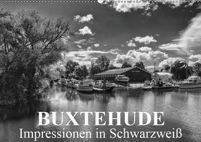 Buxtehude Impressionen in Schwarzweiß (Wandkalender 2019 DIN A2 quer) von Schwarz,  Wolfgang