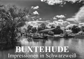 Buxtehude Impressionen in Schwarzweiß (Wandkalender 2020 DIN A2 quer) von Schwarz,  Wolfgang