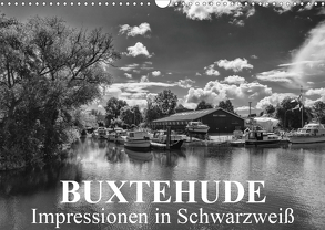 Buxtehude Impressionen in Schwarzweiß (Wandkalender 2020 DIN A3 quer) von Schwarz,  Wolfgang