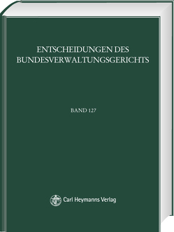 BVerwGE – Entscheidungen des Bundesverwaltungsgerichts / Registerband zu den Entscheidungen 111-120