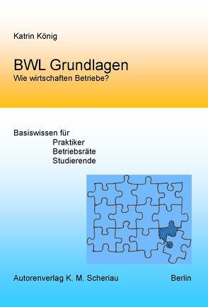 BWL Grundlagen – Wie wirtschaften Betriebe? von Katrin,  König
