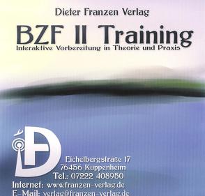 BZF II Training / Multimedia-Trainings-CD ROM von Franzen,  Dieter