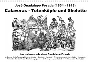Calaveras – Totenköpfe und Skelette (Wandkalender 2022 DIN A3 quer) von Liepke,  Claus