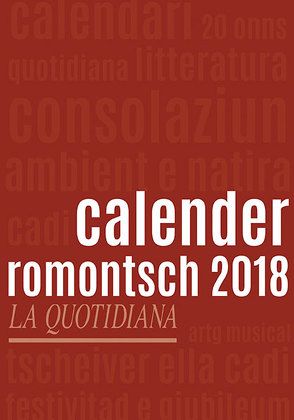 Calender Romontsch 2018 von Somedia Production