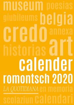 Calender Romontsch 2020 von Somedia Production