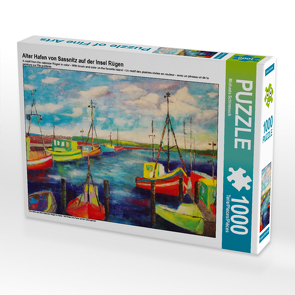 CALVENDO Puzzle Alter Hafen von Sassnitz auf der Insel Rügen 1000 Teile Lege-Größe 64 x 48 cm Foto-Puzzle Bild von Michaela Schimmack
