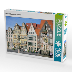 CALVENDO Puzzle Altstadt Bremen mit Roland 1000 Teile Lege-Größe 64 x 48 cm Foto-Puzzle Bild von Lothar Reupert