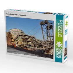 CALVENDO Puzzle An der Abraumkante von Bagger 284 2000 Teile Lege-Größe 90 x 67 cm Foto-Puzzle Bild von DannyTchi