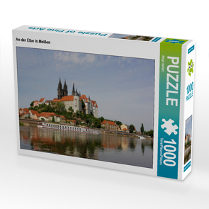 CALVENDO Puzzle An der Elbe in Meißen 1000 Teile Lege-Größe 64 x 48 cm Foto-Puzzle Bild von Birgit Seifert