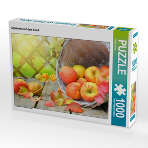 CALVENDO Puzzle Apfelernte auf dem Land 1000 Teile Lege-Größe 64 x 48 cm Foto-Puzzle Bild von Rose Hurley