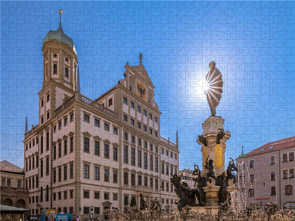 CALVENDO Puzzle Augsburger Rathaus 2000 Teile Lege-Größe 900 x 670 cm Foto-Puzzle Bild von Norbert Liesz