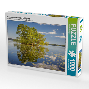 CALVENDO Puzzle Bauminsel im Mälarsee in Sigtuna 1000 Teile Lege-Größe 64 x 48 cm Foto-Puzzle Bild von Christian Müringer