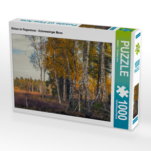 CALVENDO Puzzle Birken im Regenmoor – Schwenninger Moos 1000 Teile Lege-Größe 64 x 48 cm Foto-Puzzle Bild von BlattArt – Christine Horn