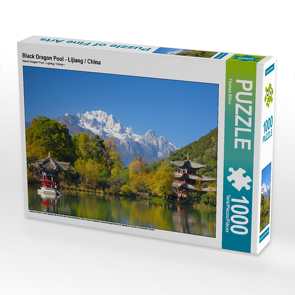 CALVENDO Puzzle Black Dragon Pool – Lijiang / China 1000 Teile Lege-Größe 64 x 48 cm Foto-Puzzle Bild von Thomas Böhm