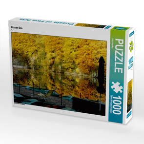 CALVENDO Puzzle Blauer See 1000 Teile Lege-Größe 64 x 48 cm Foto-Puzzle Bild von Udo Haafke