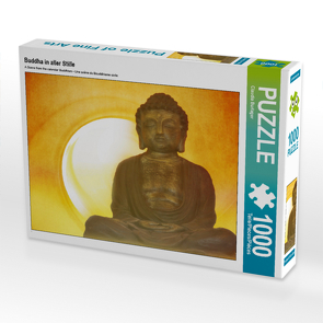CALVENDO Puzzle Buddha in aller Stille 1000 Teile Lege-Größe 64 x 48 cm Foto-Puzzle Bild von Claudia Burlager