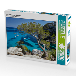 CALVENDO Puzzle Cala Macarelleta – Menorca 2000 Teile Lege-Größe 90 x 67 cm Foto-Puzzle Bild von Martin Rauchenwald