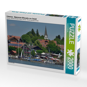 CALVENDO Puzzle Chiemsee – Malerische Silhouette von Gstadt 2000 Teile Lege-Größe 90 x 67 cm Foto-Puzzle Bild von Dieter-M. Wilczek