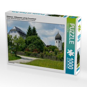 CALVENDO Puzzle Chiemsee – Willkommen auf der Fraueninsel 1000 Teile Lege-Größe 64 x 48 cm Foto-Puzzle Bild von Dieter-M. Wilczek