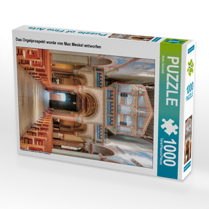 CALVENDO Puzzle Das Orgelprospekt wurde von Max Meckel entworfen 1000 Teile Lege-Größe 48 x 64 cm Foto-Puzzle Bild von Bodo Schmidt
