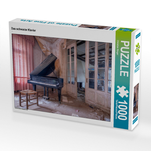CALVENDO Puzzle Das schwarze Klavier 1000 Teile Lege-Größe 64 x 48 cm Foto-Puzzle Bild von Christian Ringer