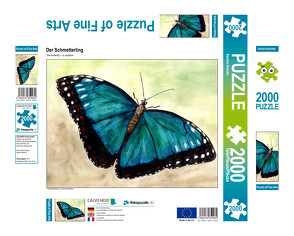 CALVENDO Puzzle Der Schmetterling 2000 Teile Lege-Größe 900 x 670 cm Foto-Puzzle Bild von Sandra Steinke