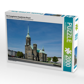 CALVENDO Puzzle Die Evangelische Hauptkirche Rheydt 2000 Teile Lege-Größe 90 x 67 cm Foto-Puzzle Bild von Nina Schwarze