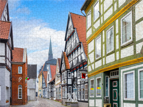 CALVENDO Puzzle Die Weserstraße 1000 Teile Lege-Größe 640 x 480 cm Foto-Puzzle Bild von Dirk Meutzner