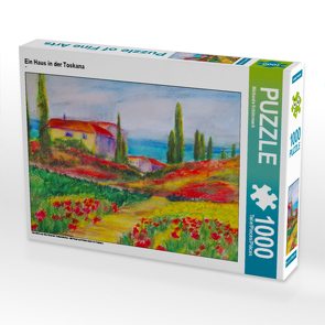 CALVENDO Puzzle Ein Haus in der Toskana 1000 Teile Lege-Größe 64 x 48 cm Foto-Puzzle Bild von Michaela Schimmack
