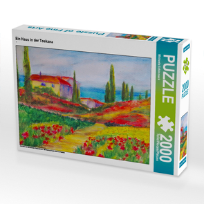 CALVENDO Puzzle Ein Haus in der Toskana 2000 Teile Lege-Größe 90 x 67 cm Foto-Puzzle Bild von Michaela Schimmack