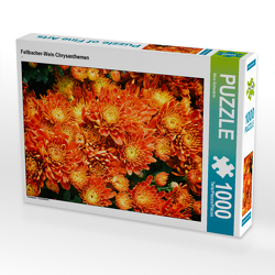 CALVENDO Puzzle Fellbacher-Wein Chrysanthemen 1000 Teile Lege-Größe 48 x 64 cm Foto-Puzzle Bild von Nina Schwarze